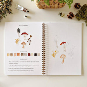 Watercolor Workbook: Woodland - Emily Lux Studio