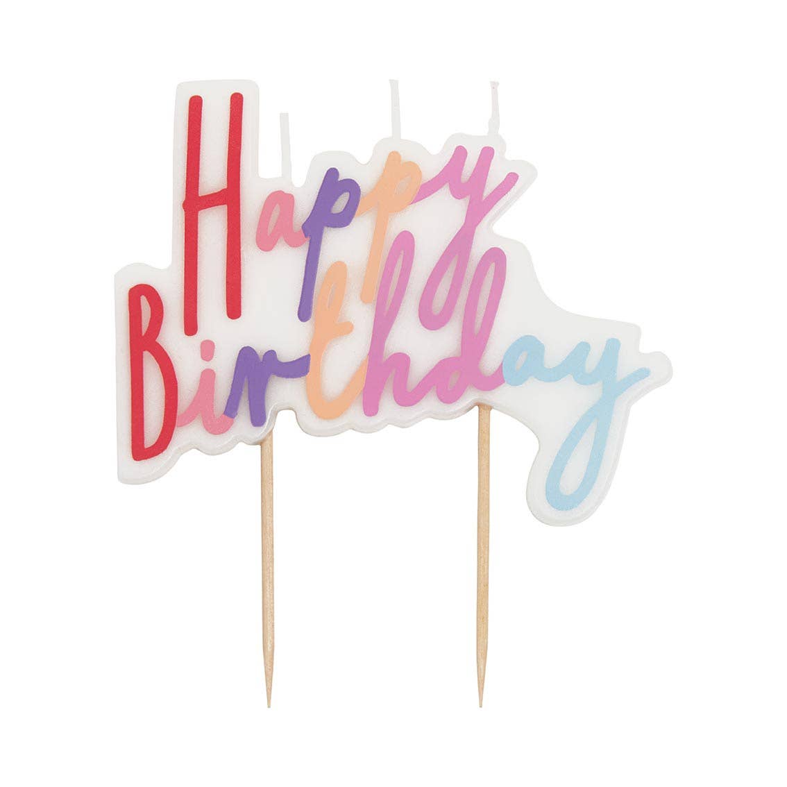 Pastel Happy Birthday Candle | Cake Candles |