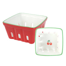 Load image into Gallery viewer, Cherry Ceramic Punnet