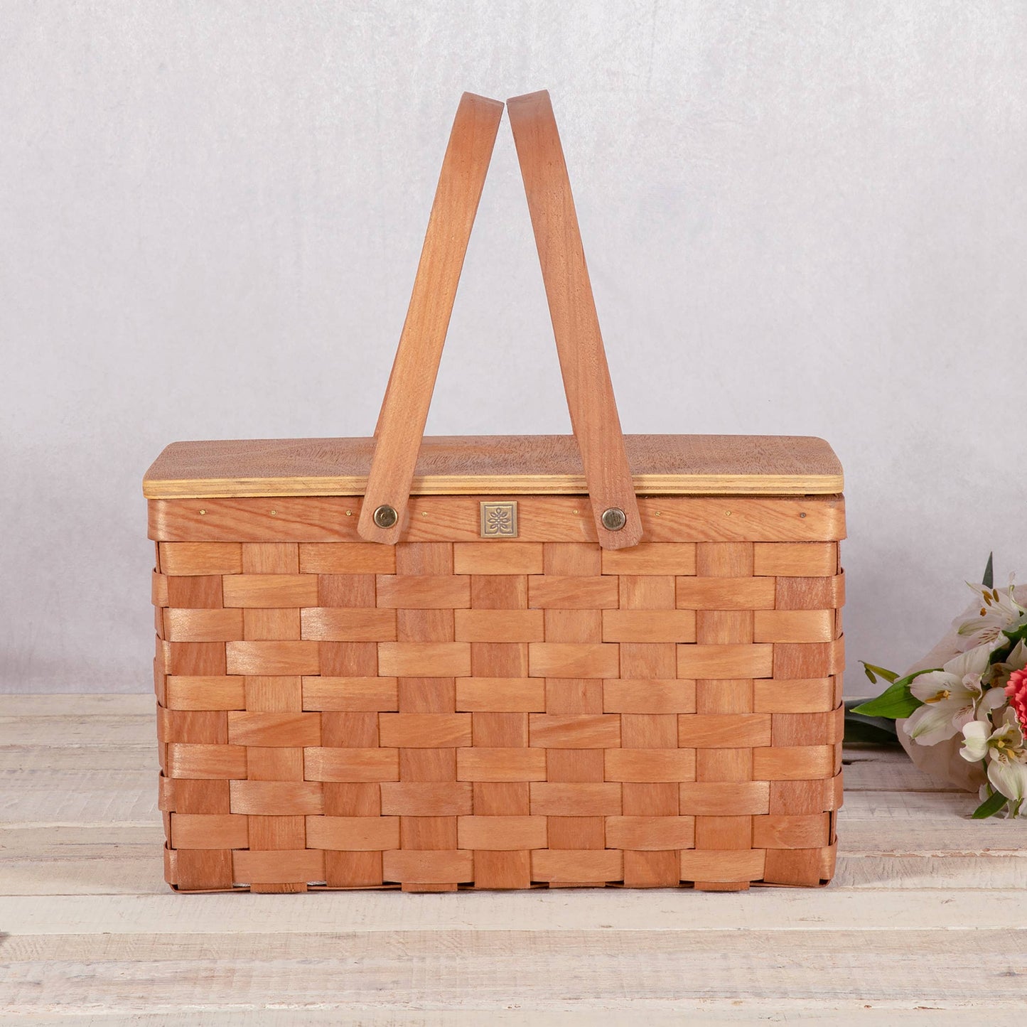 Picnic Time Family of Brands - Poppy Personal Picnic Basket, (Beige)