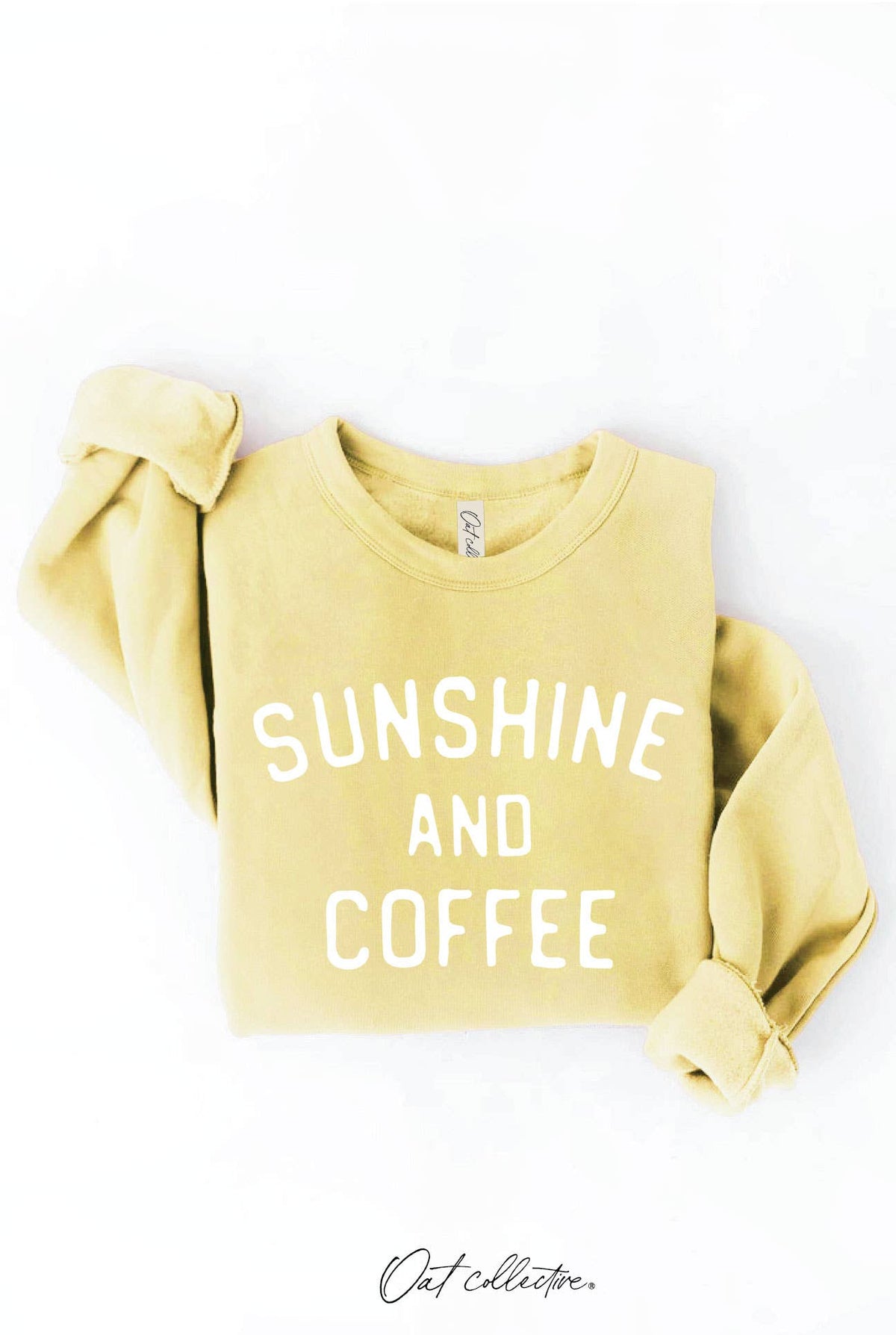OAT COLLECTIVE - SUNSHINE AND COFFEE Graphic Sweatshirt
