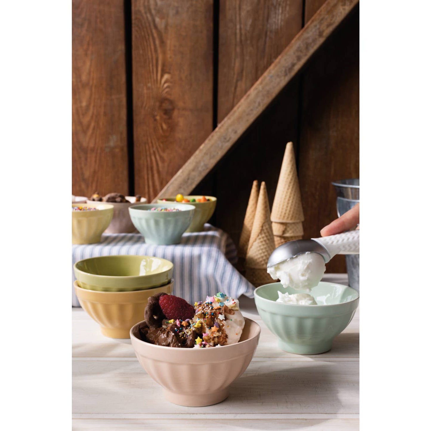 Pinch Bowls Set of 6 - Flora Sundae Bar - Now Designs by Danica