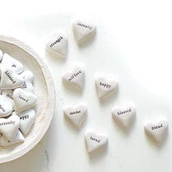 Ceramic Heart - Friend - Santa Barbara Design Studio by Creative Brands