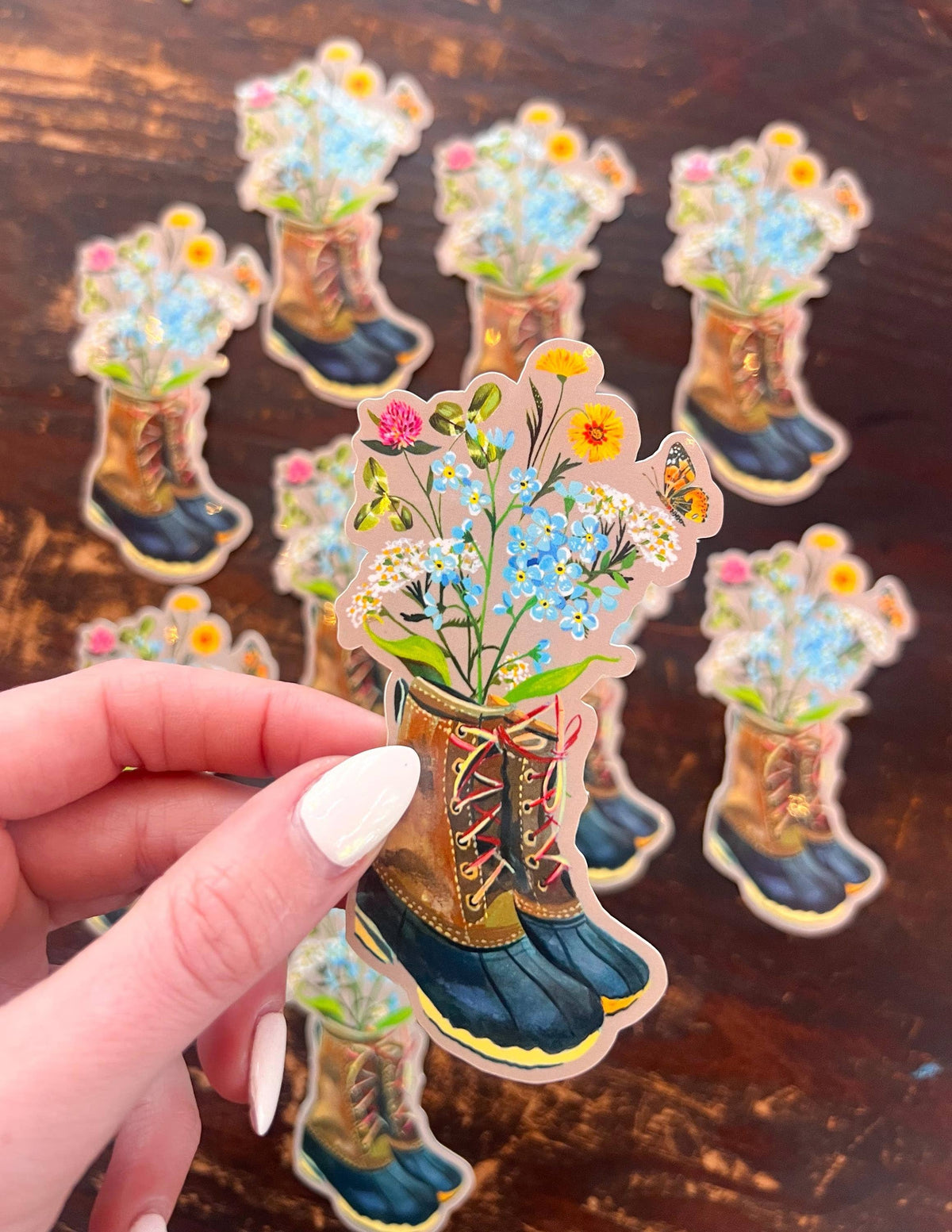 Katie Daisy - Wandering Boots Sticker