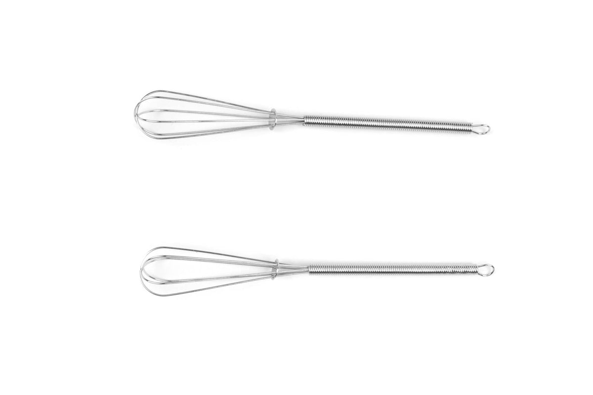 Fox Run Brands - Fox Run Mini Whisk, Set of 2, 7.25" x 1.25" x 1.25"