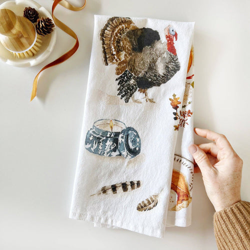 Tea Towel - Thanksgiving Turkey -  Emily Lex Studio