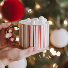Load image into Gallery viewer, Red Stripe Coffee Mug