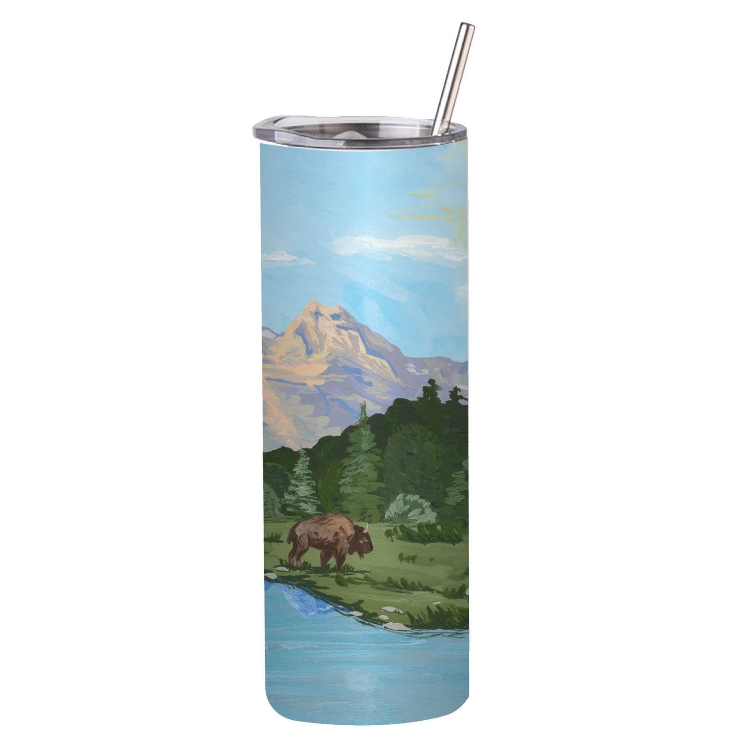 Steel Tumbler: Grand Tetons