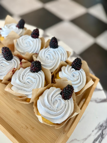 Blackberry Lavender Cupcakes