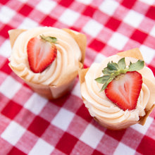 Load image into Gallery viewer, Fresh Strawberry Cupcake