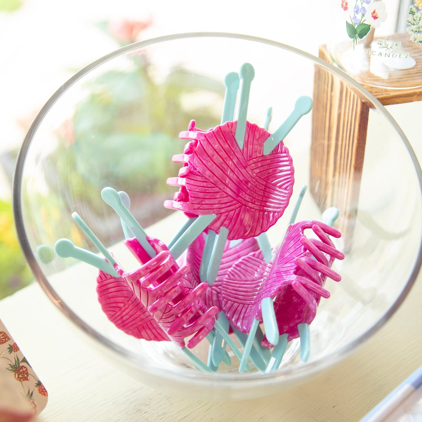 Knitting Needle Hair Claw