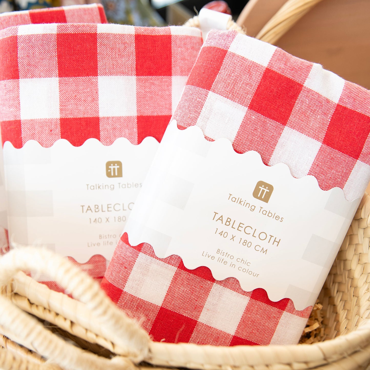 Red Gingham Tablecloth