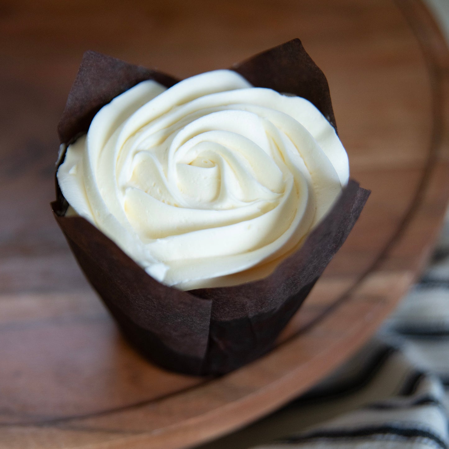 Triple Vanilla Cream-filled Cupcakes