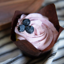 Load image into Gallery viewer, Lemon Berry Cupcakes with Berry Filling and Berry Buttercream