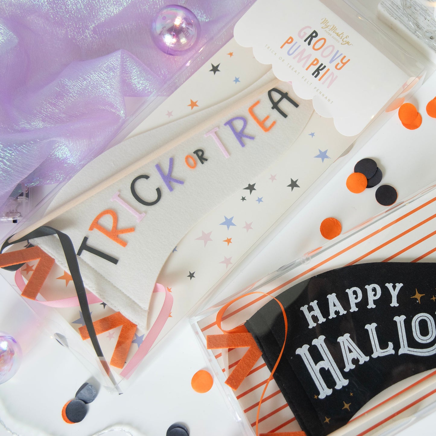 Felt Pennant - Trick or Treat - My Mind’s Eye - GVP1215