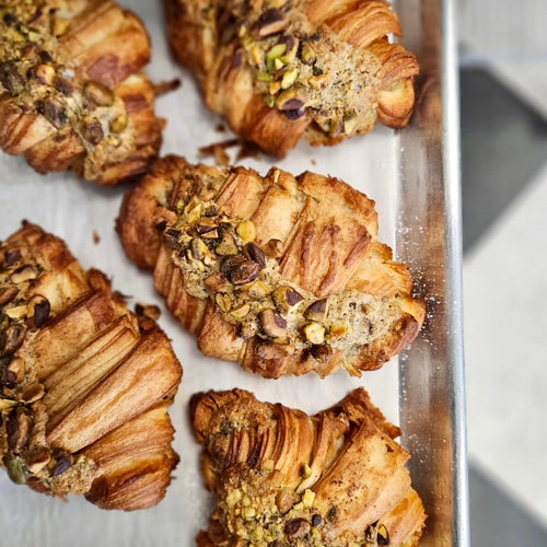 Pistachio Croissants