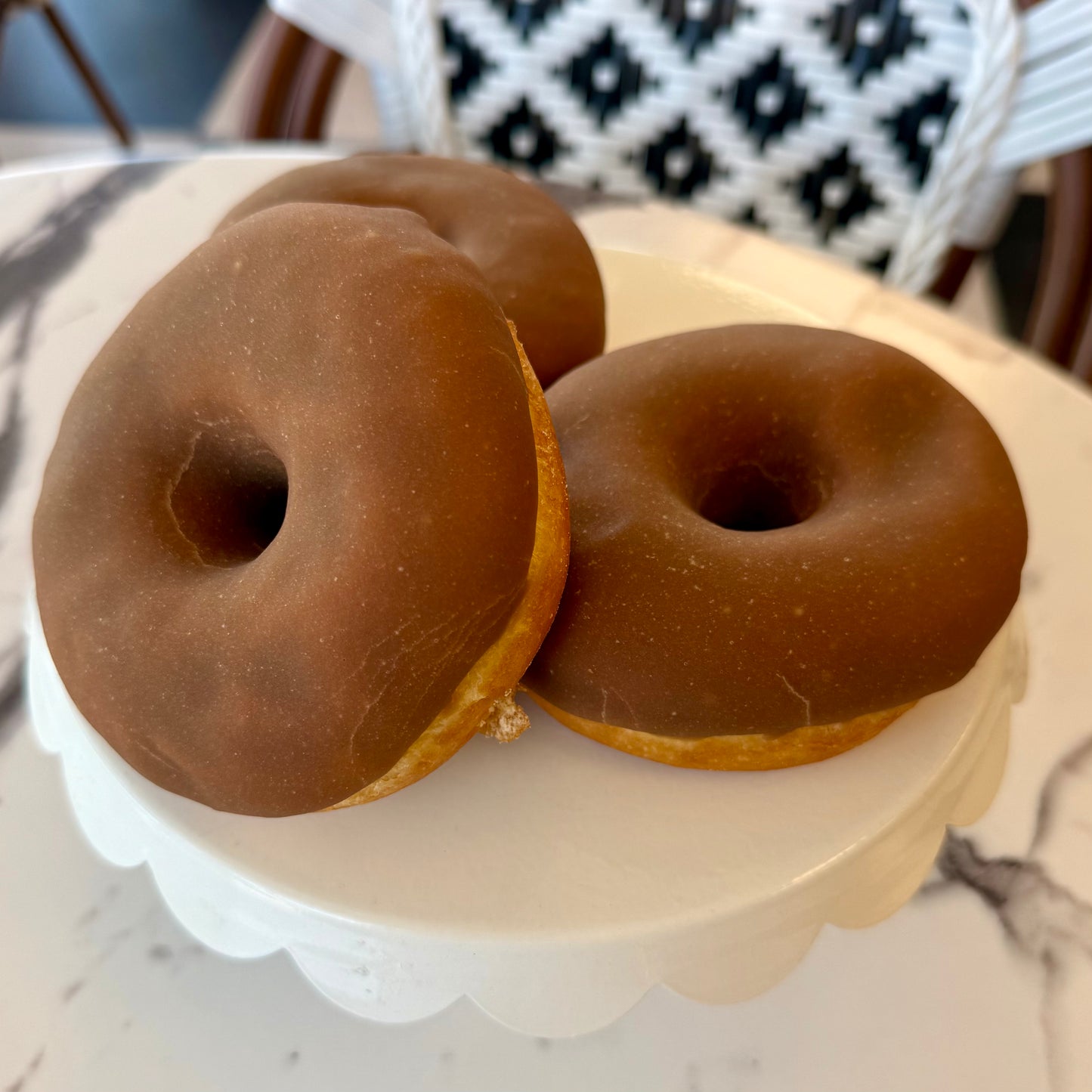 Maple Bavarian Cream Filled Donut