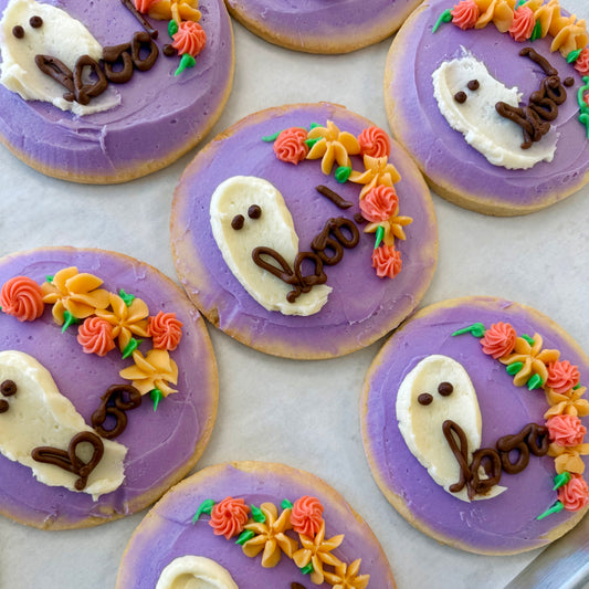 Halloween Frosted Sugar Cookies