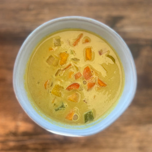 Vegan Coconut Curry Sweet Potato Soup