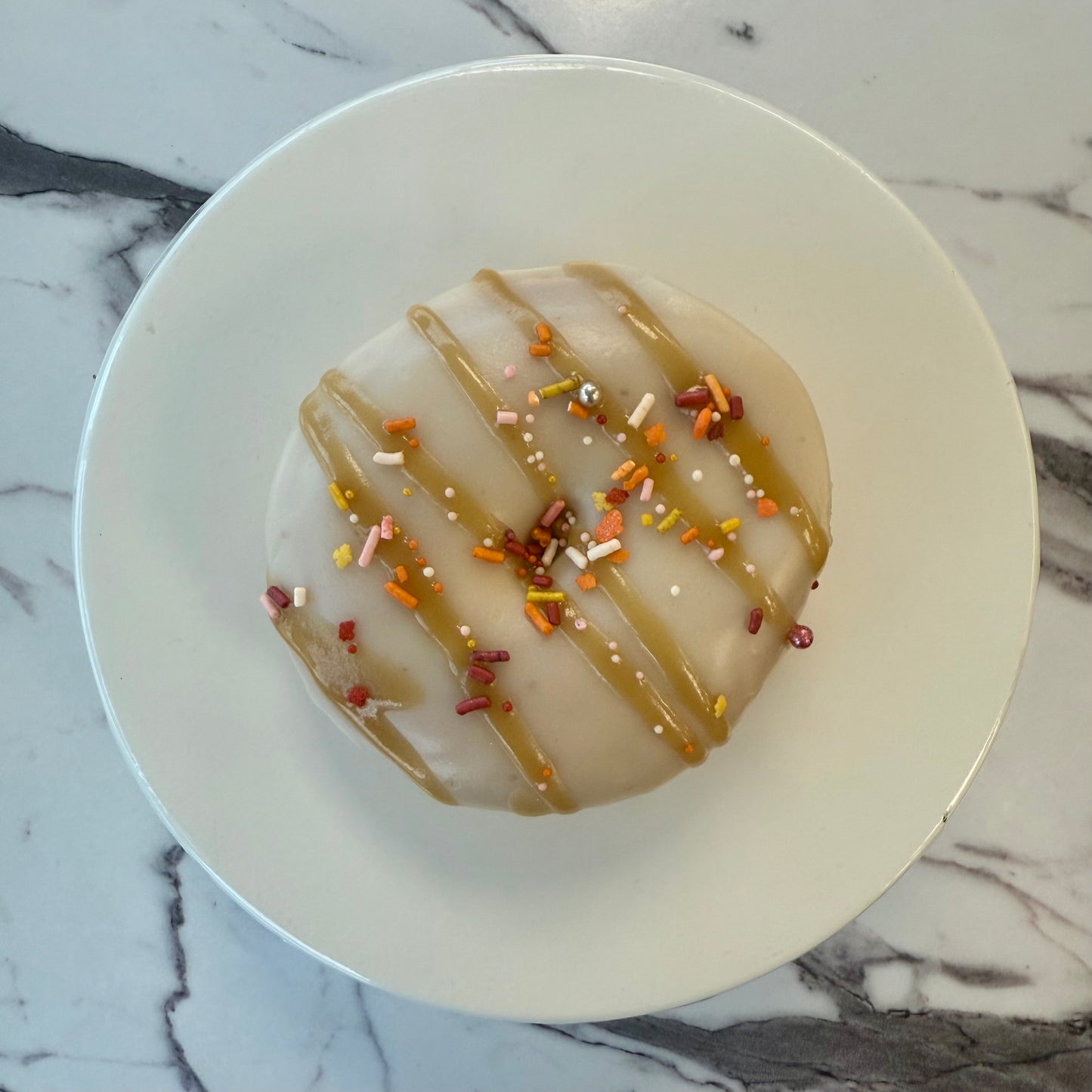 Caramel Apple Filled Donuts