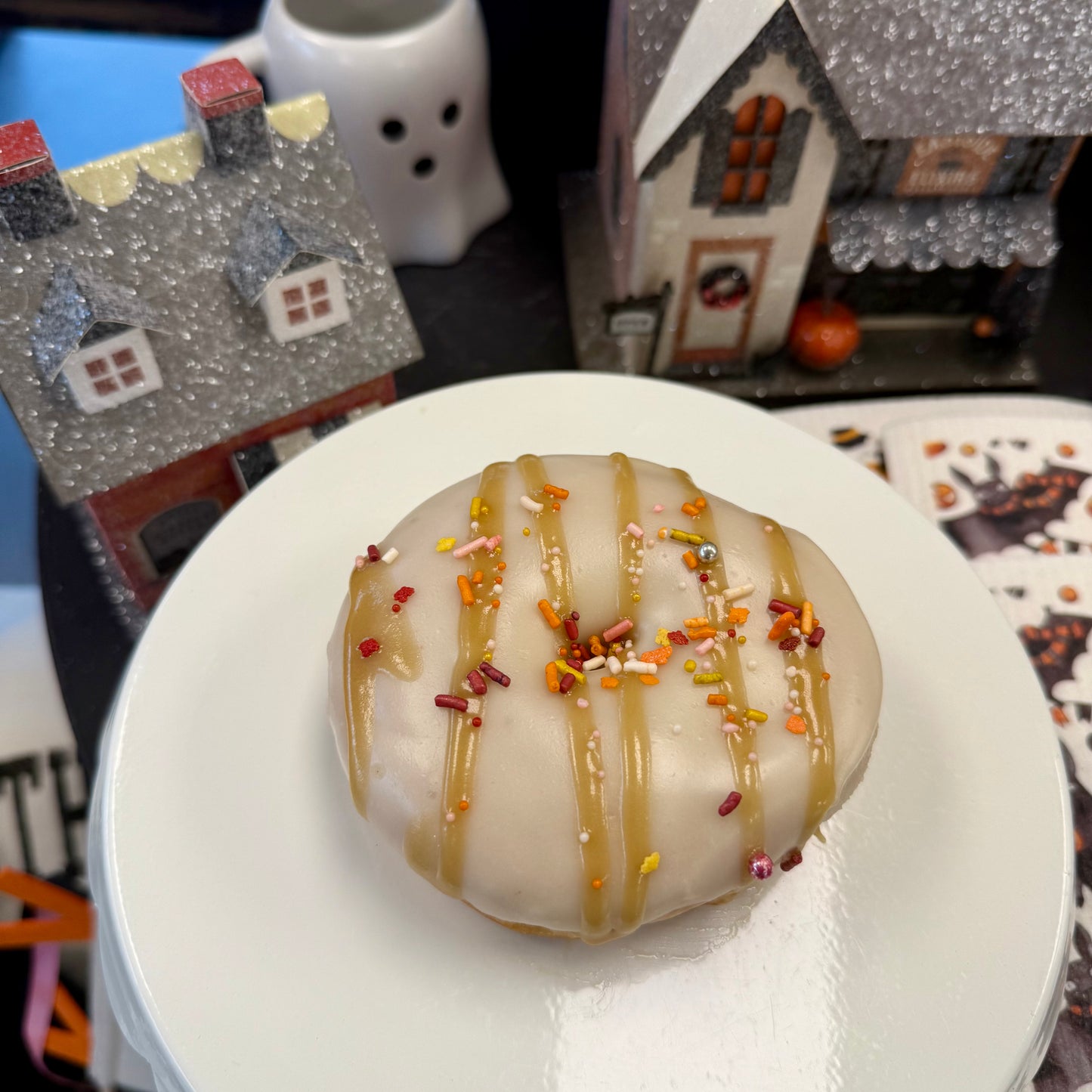 Caramel Apple Filled Donuts