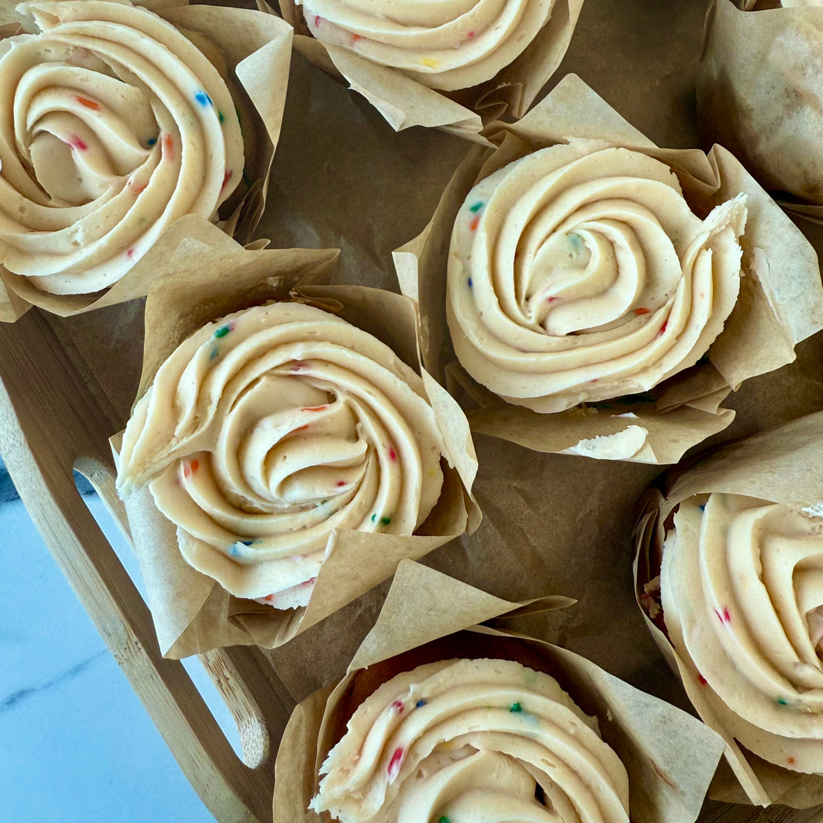 Literally Cake Batter Cupcakes