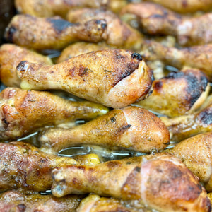 Roast Chicken with Sweet Garlic Glaze