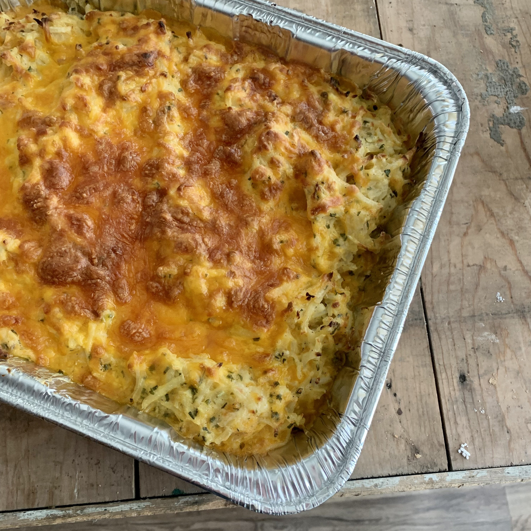 Christmas Bake at Home Cheesy Hashbrowns