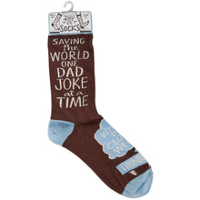 Load image into Gallery viewer, Primitives by Kathy - Saving The World Socks