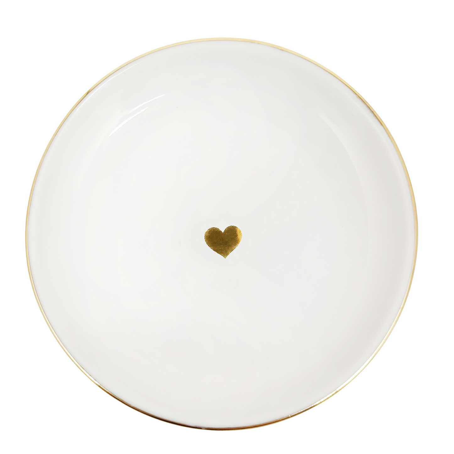 Gold Heart Jewelry Dish - Sweet Water Decor