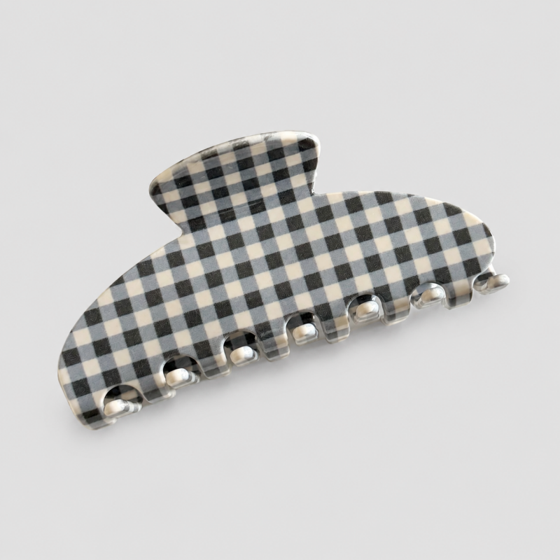 DAYLA - Checkered Pattern Claw Clip