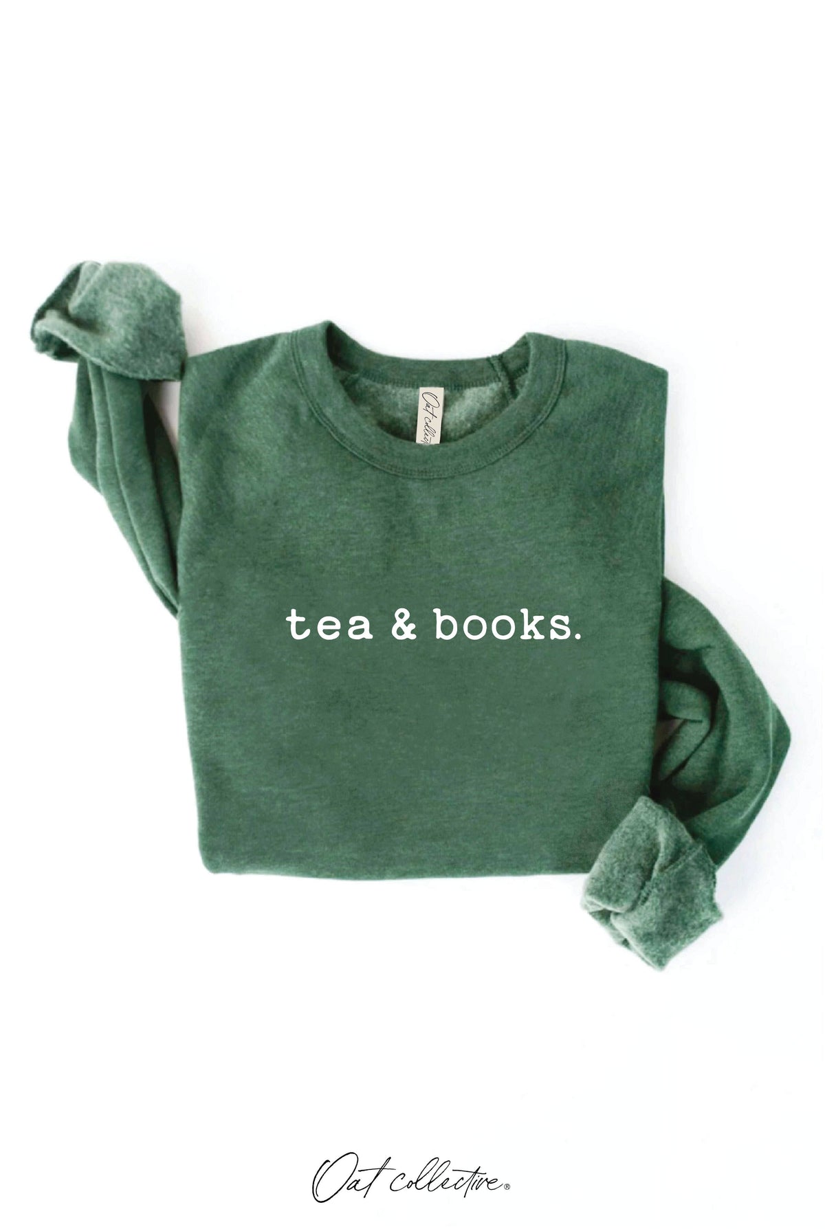 OAT COLLECTIVE - TEA AND BOOKS  Graphic Sweatshirt