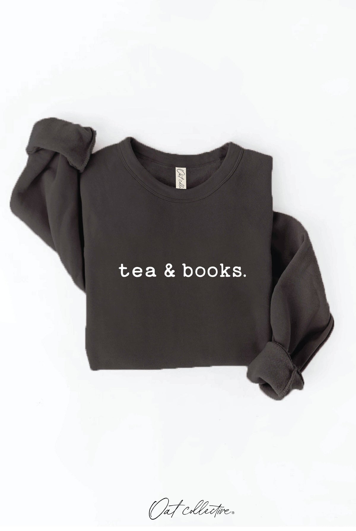 OAT COLLECTIVE - TEA AND BOOKS  Graphic Sweatshirt
