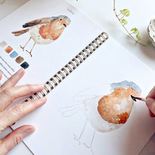 Load image into Gallery viewer, Watercolor Workbook: Birds