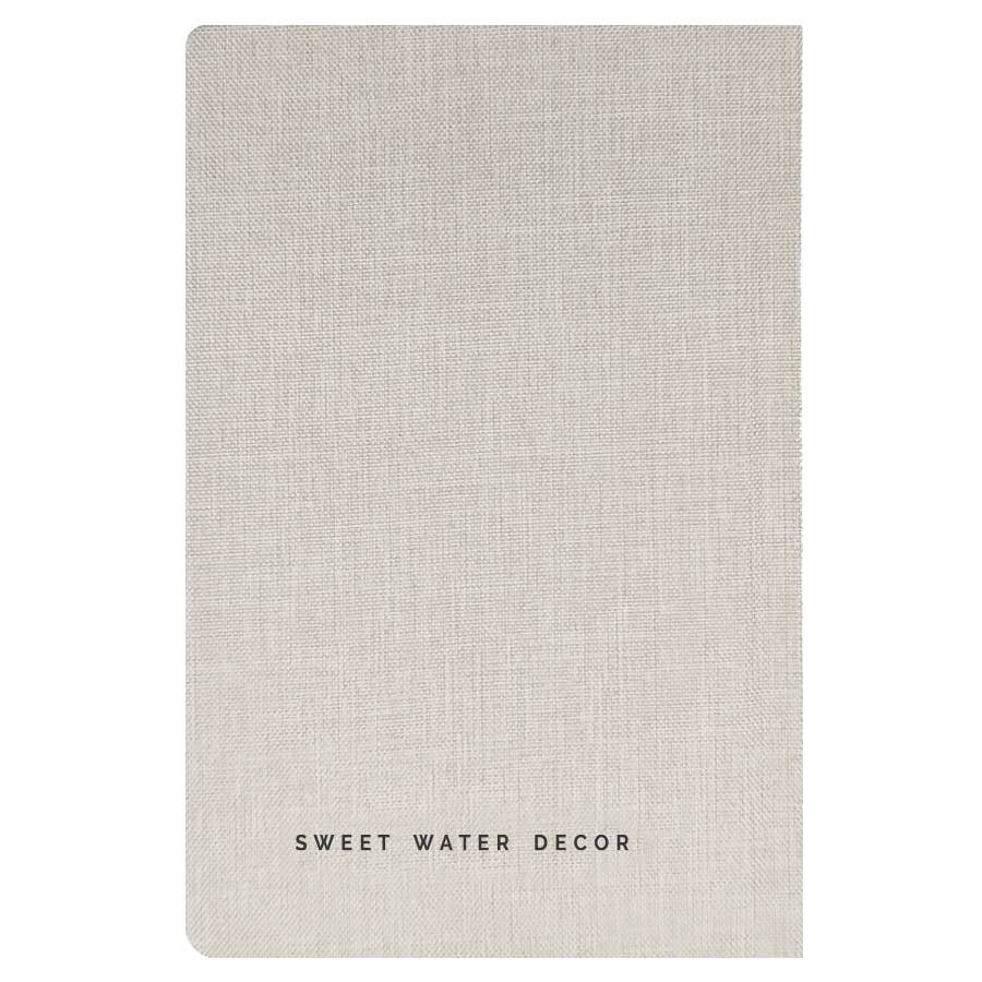 Sweet Water Decor - Tan One Line A Day Fabric Journal - Stationery Gifts