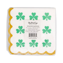 Load image into Gallery viewer, Napkin - Foil Nine of Clubs Cocktail Napkin