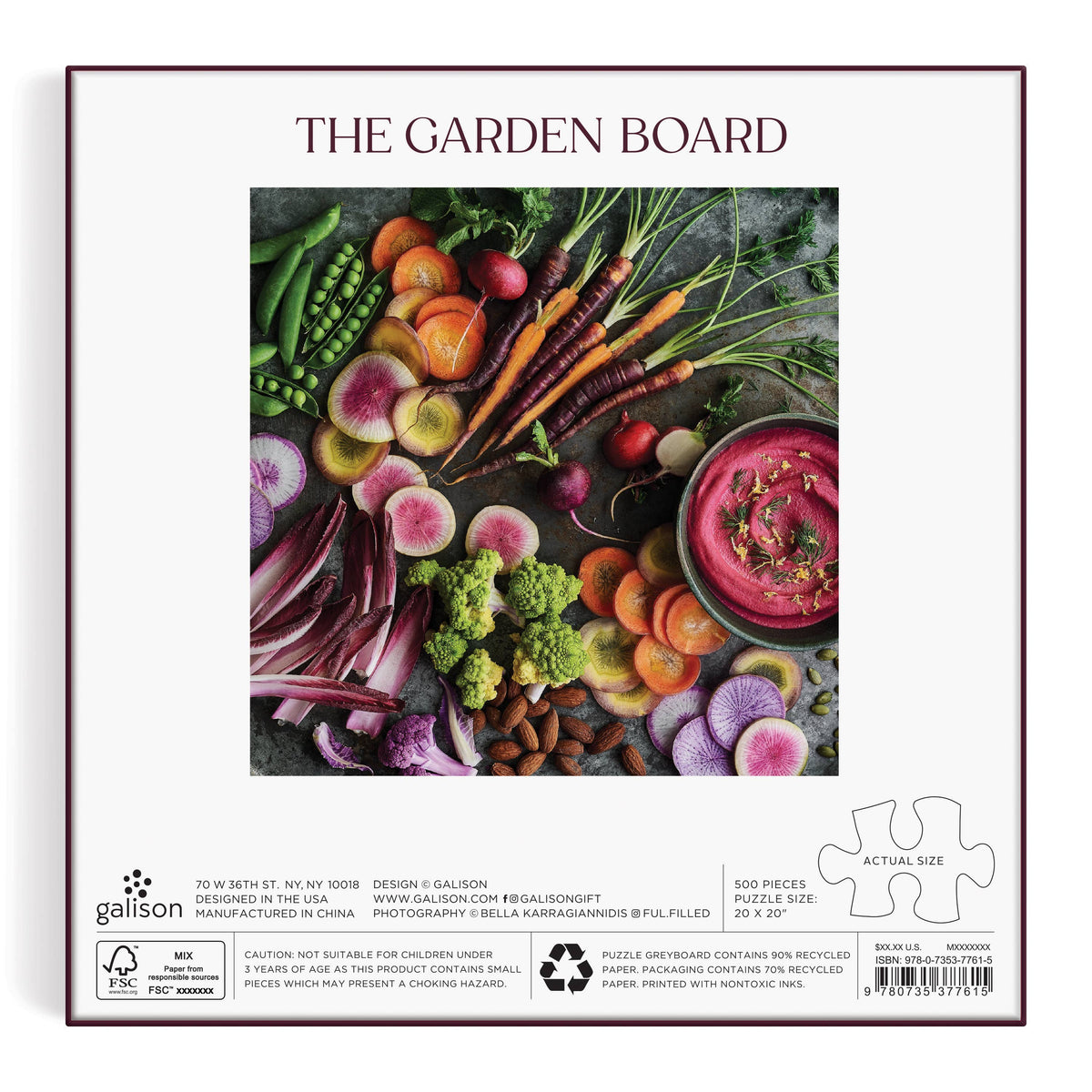 Chronicle Books - The Garden Board 500 Piece Puzzle