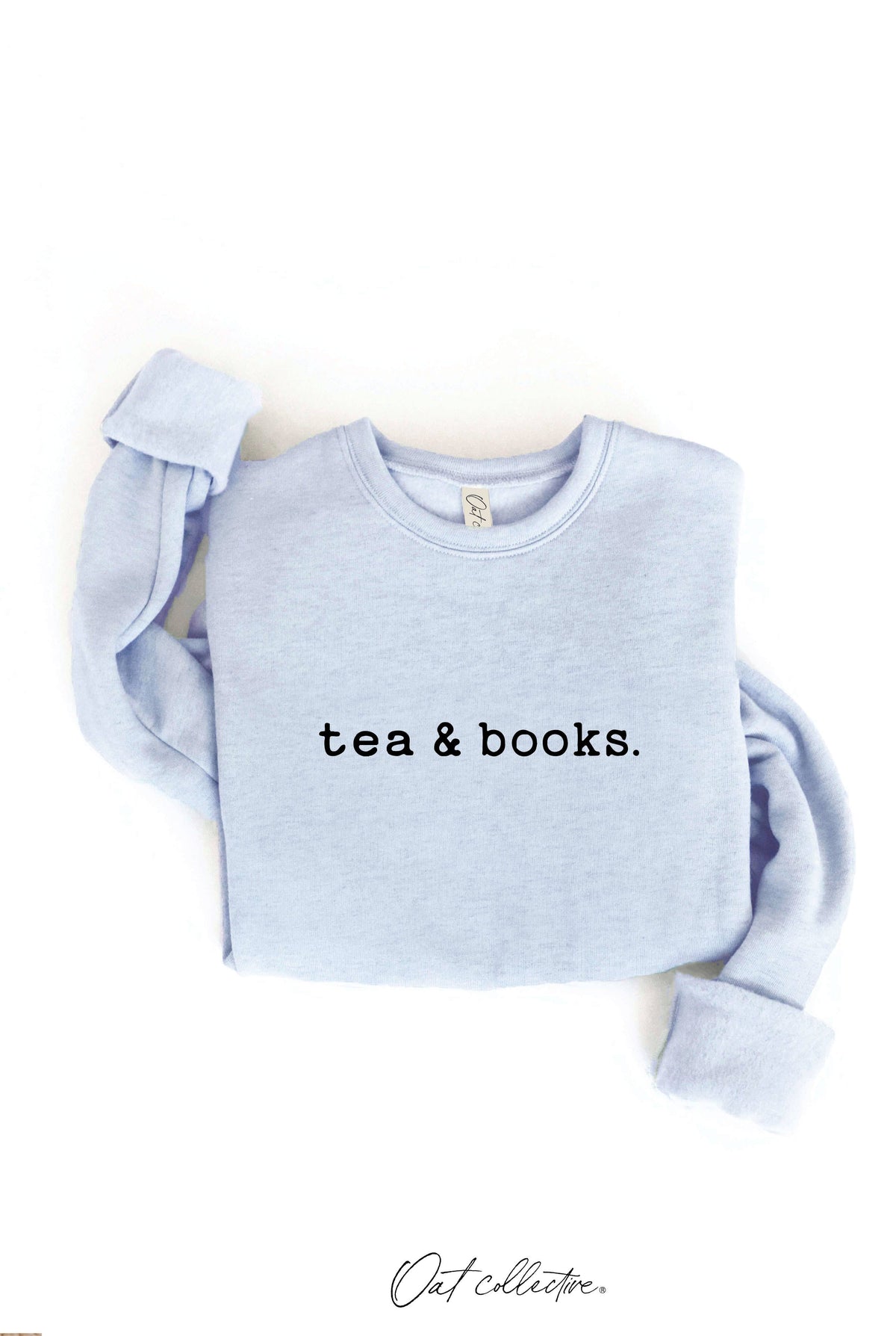 OAT COLLECTIVE - TEA AND BOOKS  Graphic Sweatshirt
