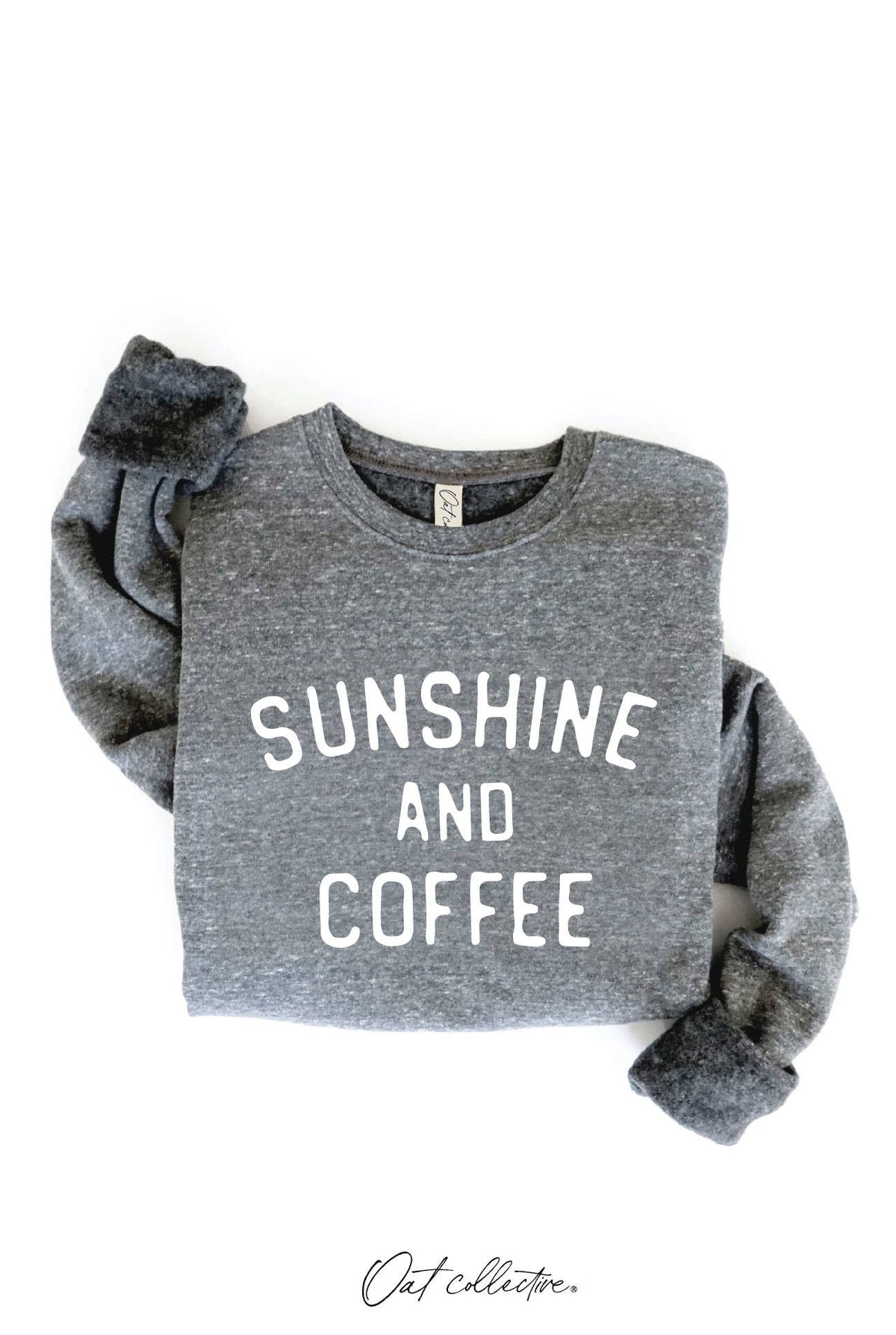 OAT COLLECTIVE - SUNSHINE AND COFFEE Graphic Sweatshirt