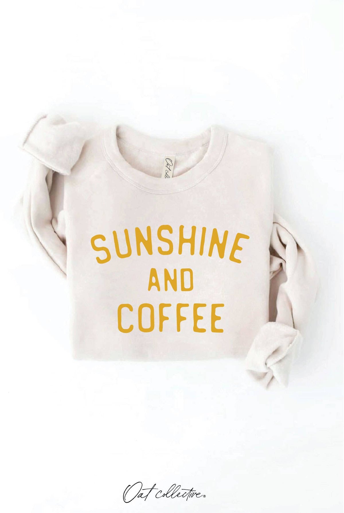 OAT COLLECTIVE - SUNSHINE AND COFFEE Graphic Sweatshirt