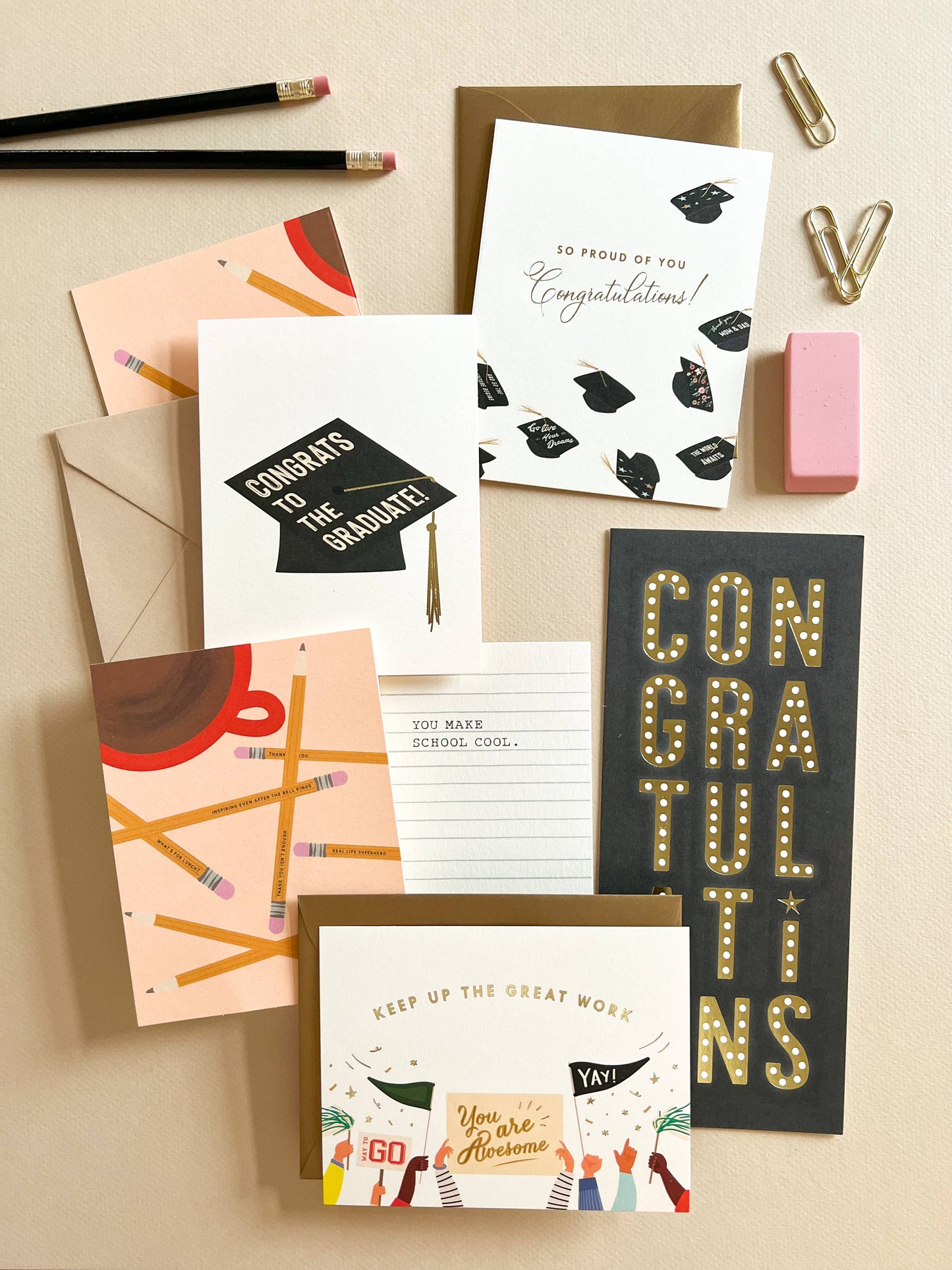Ginger P. Designs - Teacher Pencil Remarks Greeting Card