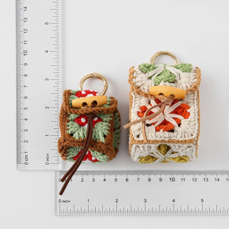 DAYLA - Crochet Mini Backpack Charm