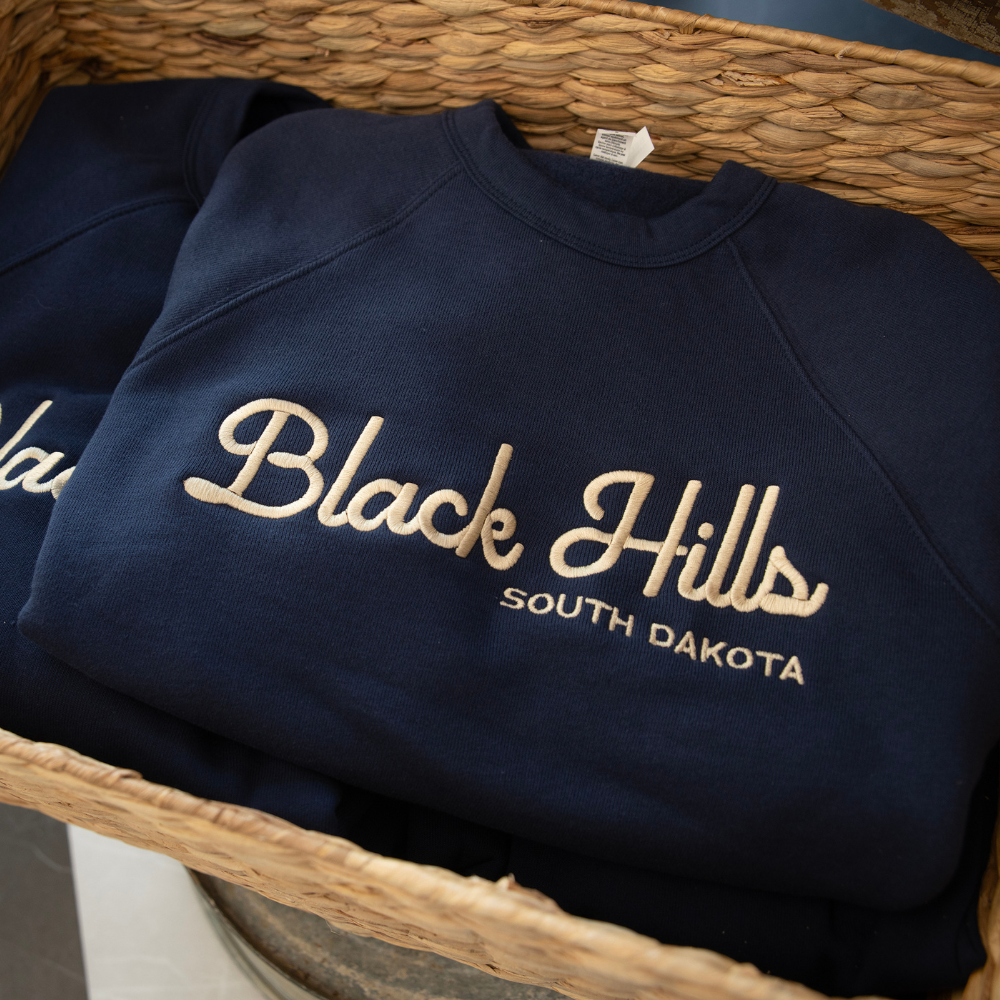 Sweatshirt - Black Hills Embroidered Crewneck