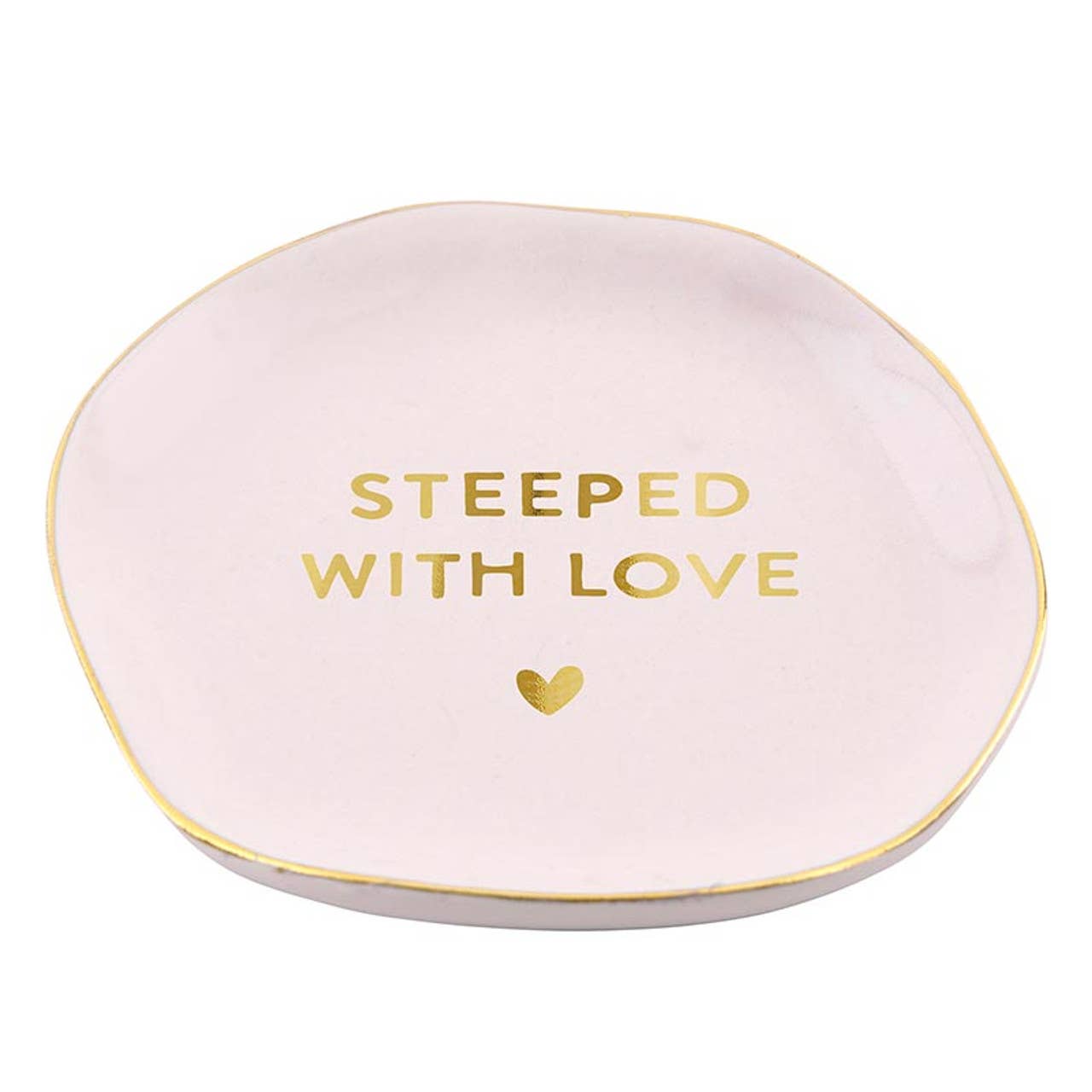 Santa Barbara Design Studio by Creative Brands - Ceramic Tea Bag Holders - Steeped with Love