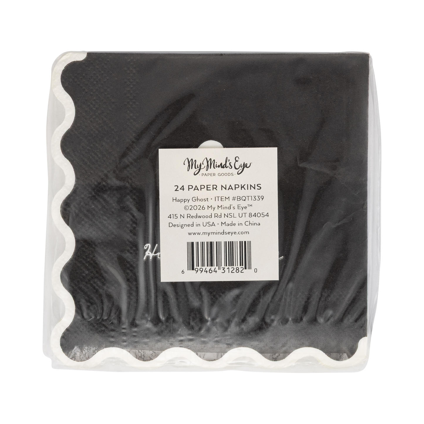 My Mind’s Eye - BQT1339 - Booquette Ghost Cocktail Napkin