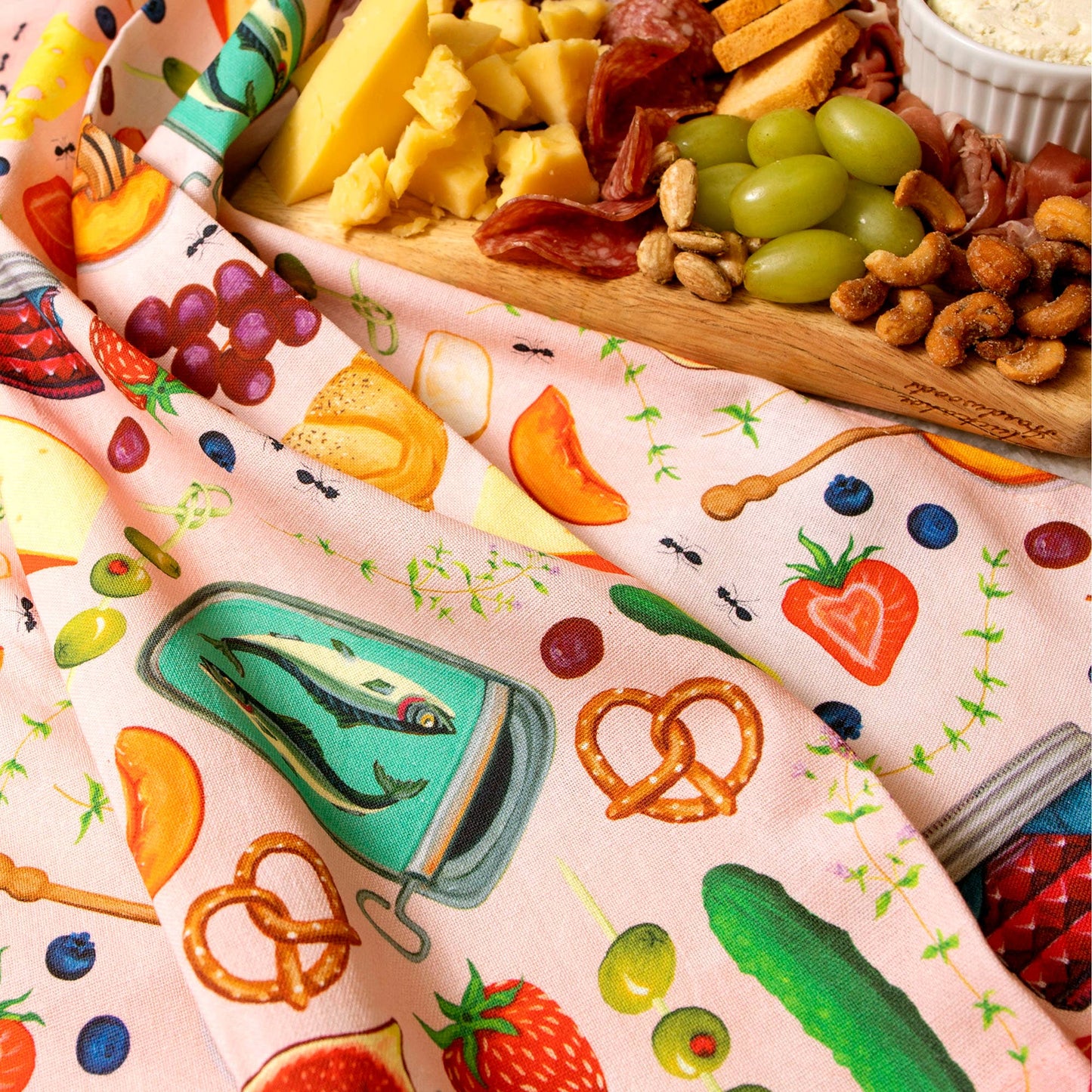 Kitchen Towel - Charcuterie Food - 1Canoe2