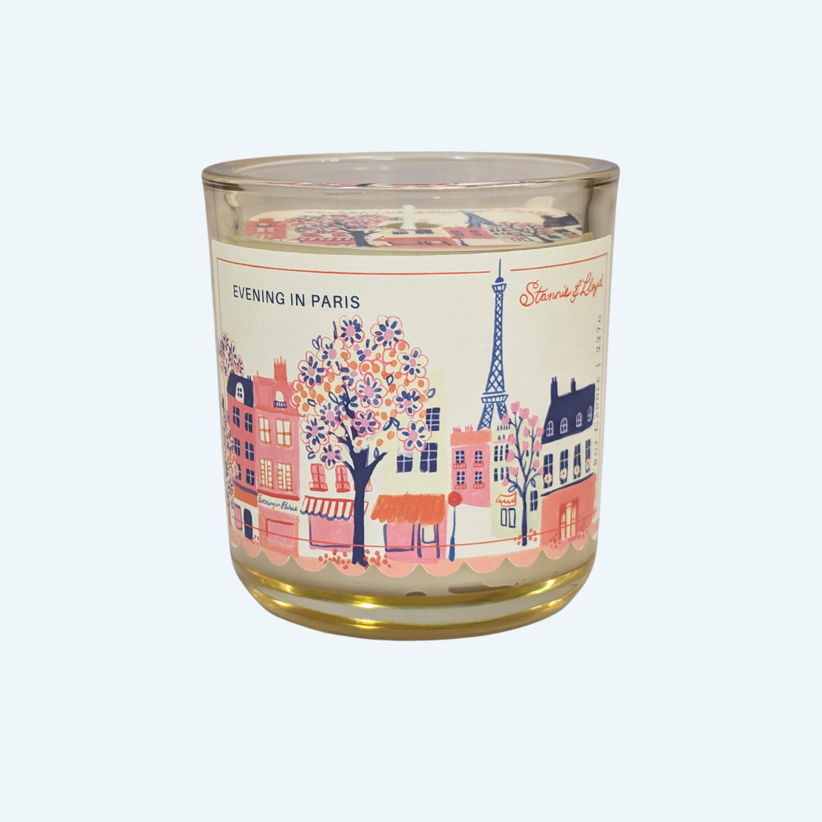 Stannie & Lloyd - Tester: Hand Poured Candle | Evening in Paris Fragrance