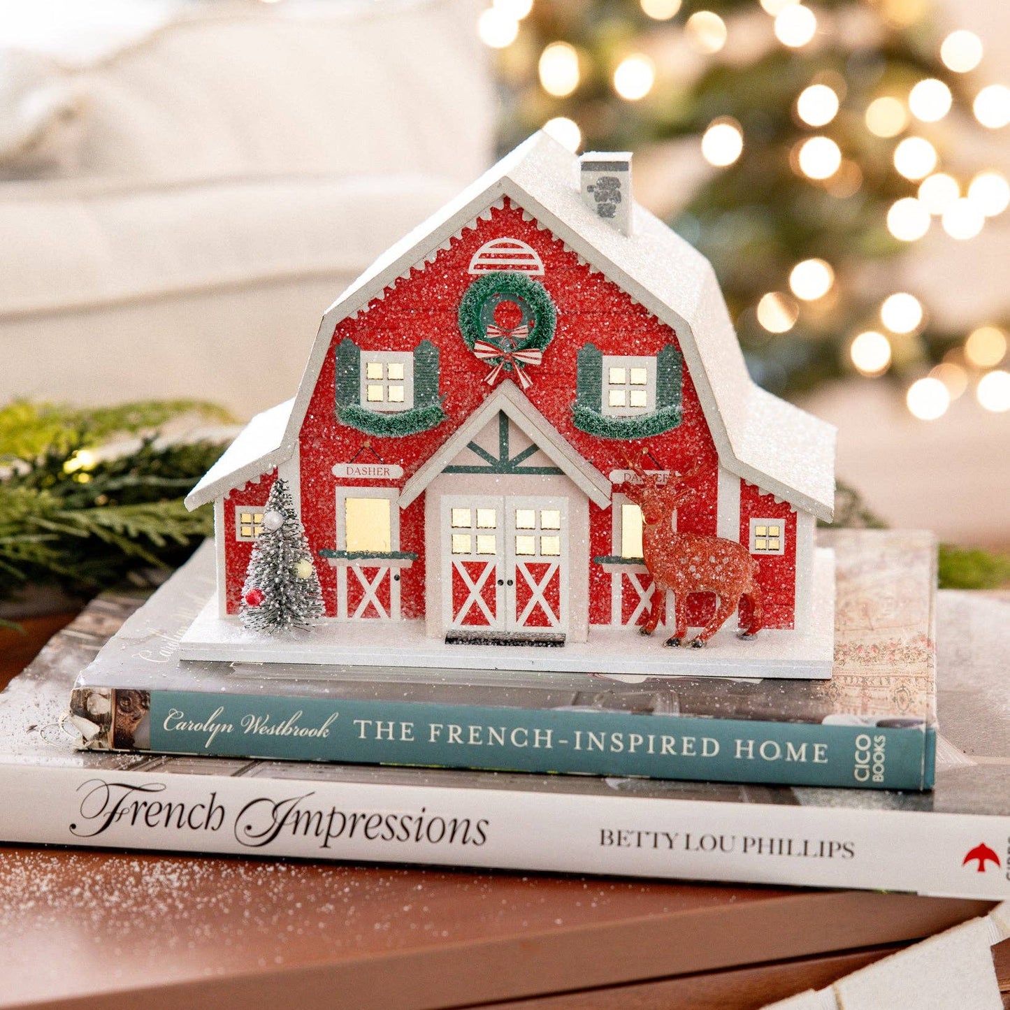 My Mind’s Eye - VIL1152 - Christmas Village - Reindeer Barn