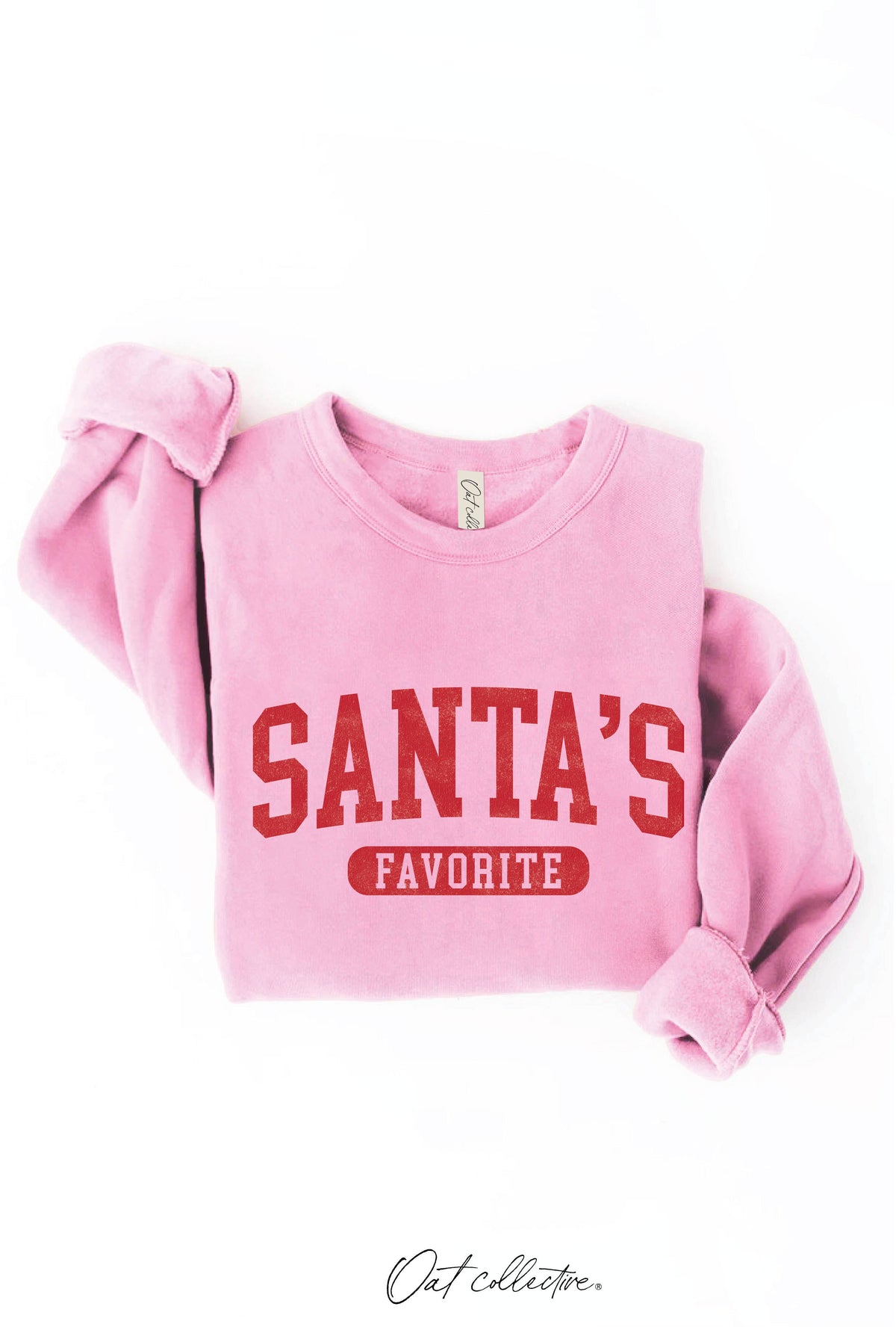 OAT COLLECTIVE - SANTA'S FAVORITE Graphic Sweatshirt