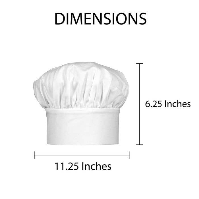 HIC - Harold Import Co. - HIC Kid's Chef's Hat, Heavyweight Cotton Twill